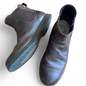 UGG Rugged Men's Brown Leather Chelsea Boots Sz 9